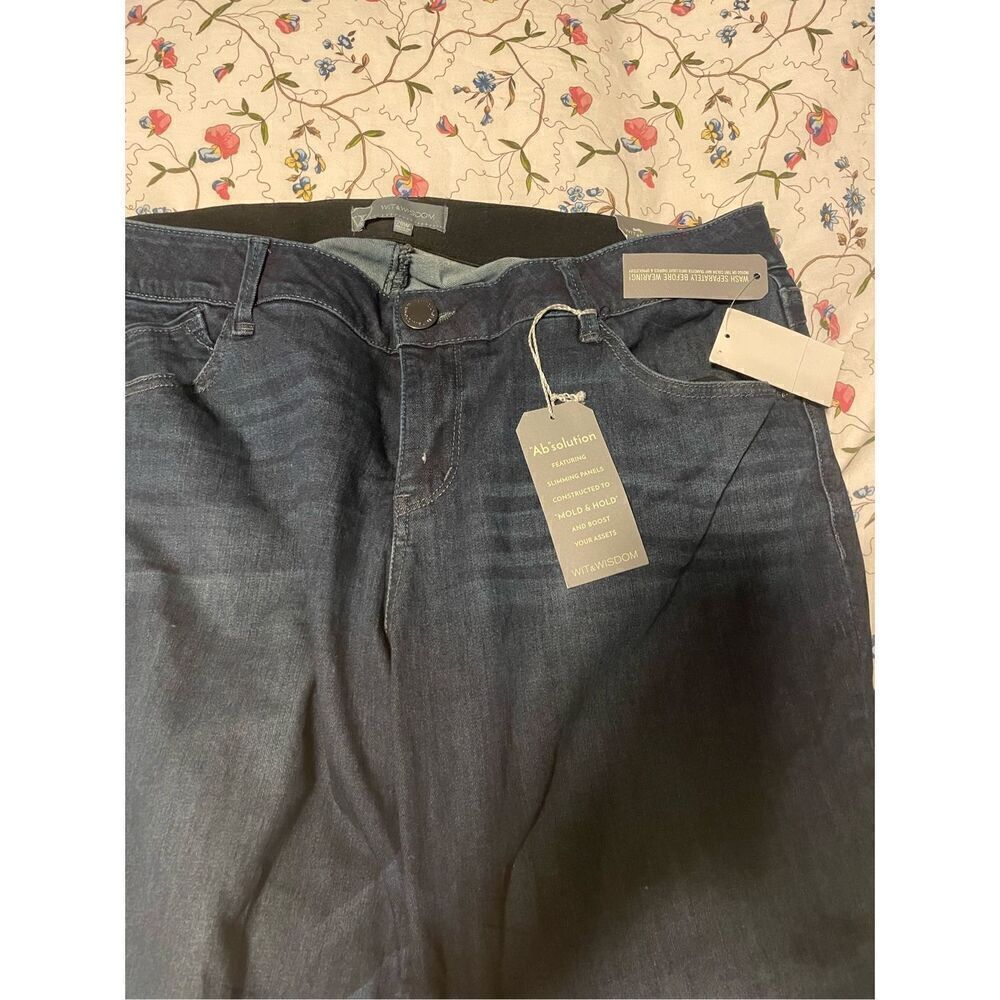 NWT Wit & Wisdom Ab-solution Jean Ankle 20W